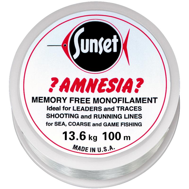 Amnesia Leader Vorfach, Klar, 30lbs 100m