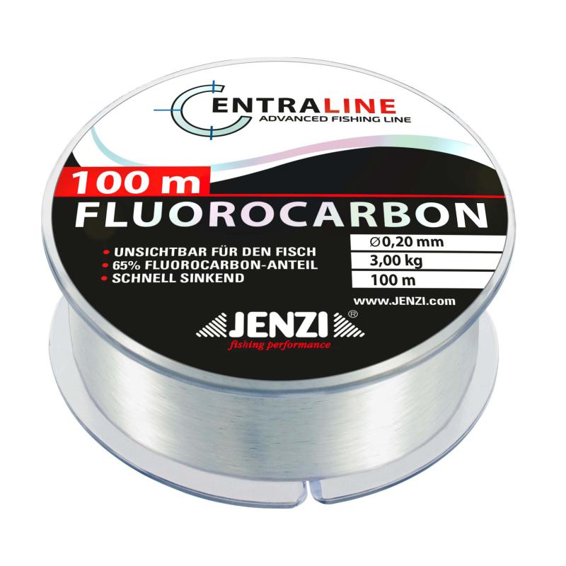 JENZI Fluroc.Schnur 65 %, 100m, 0,20mm