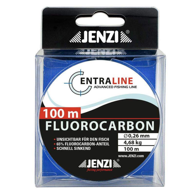 JENZI Fluroc.Schnur 65 %, 100m, 0,26mm