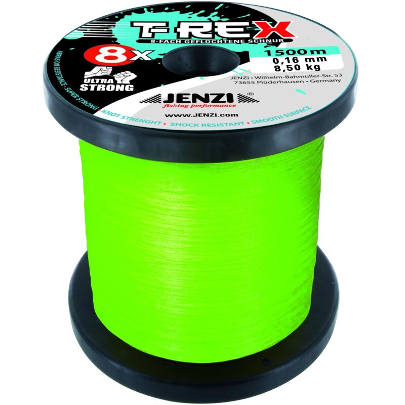 JENZI 8-Braid, Chartreu., 0,16mm, 1500m