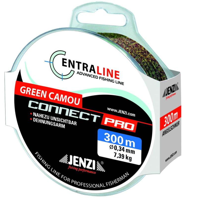 Jenzi Schnur, Green-Camo, 300m, 0,34 mm