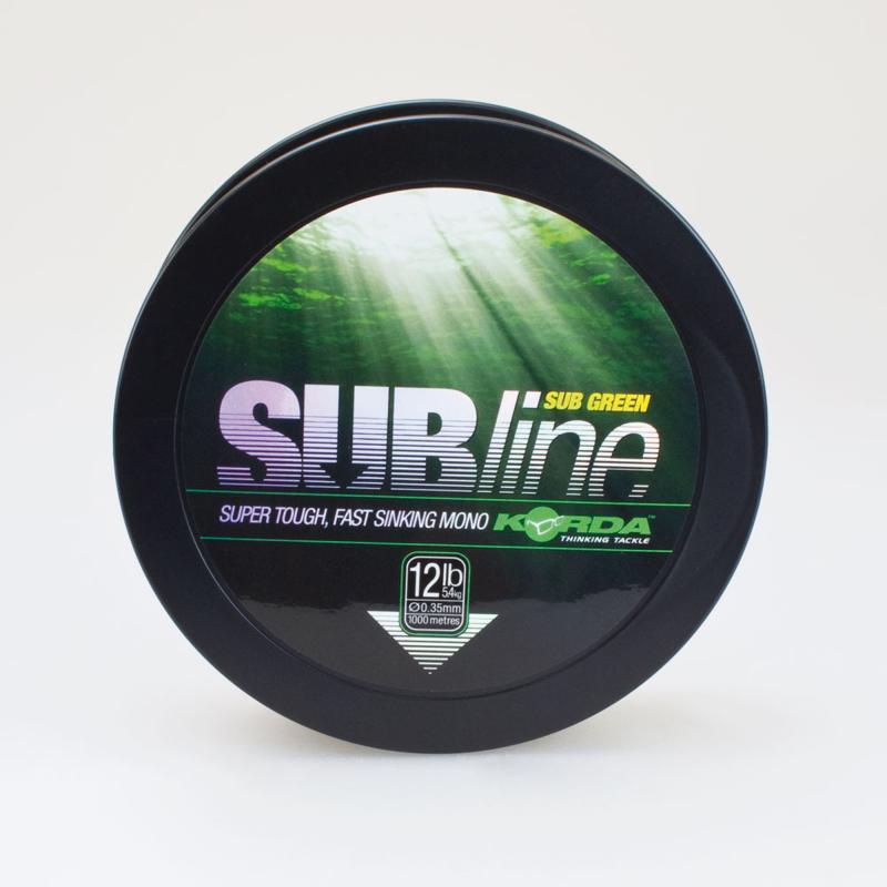 Korda SUBline- 1000 m Green 20lb / 0.43mm