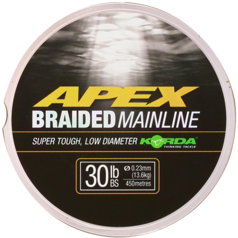 Korda Apex braided Mainline 0,23mm/30lb 1200 m