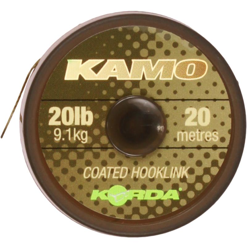 Produktbild Korda Kamo coated Hooklink 15lb 20m