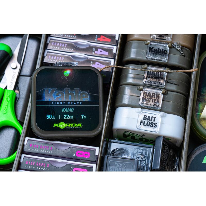 Korda Kabel Tight Weave 7 m Weed Kamo