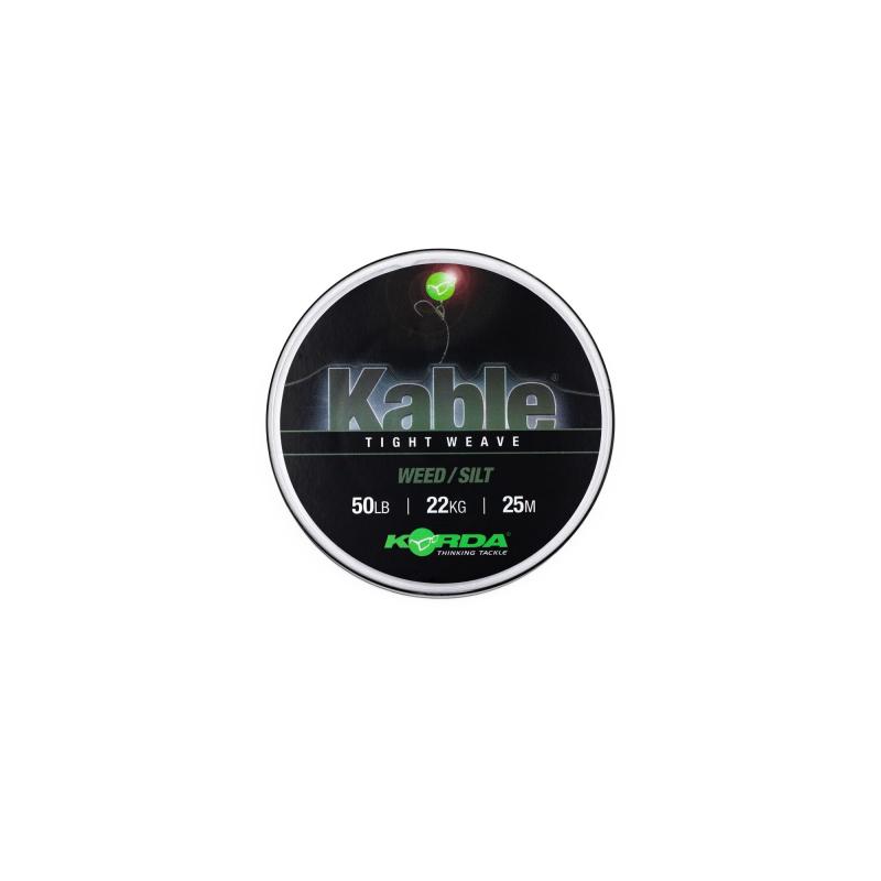 Korda Kabel Tight Weave 25 m Weed Weed