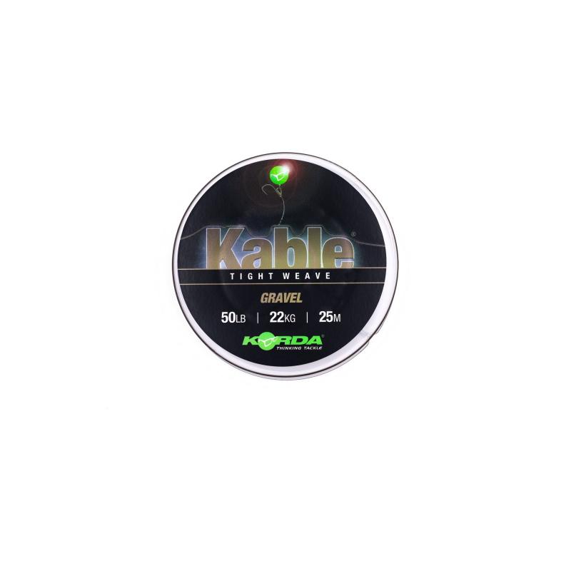 Korda Kabel Tight Weave 25 m Weed Gravel