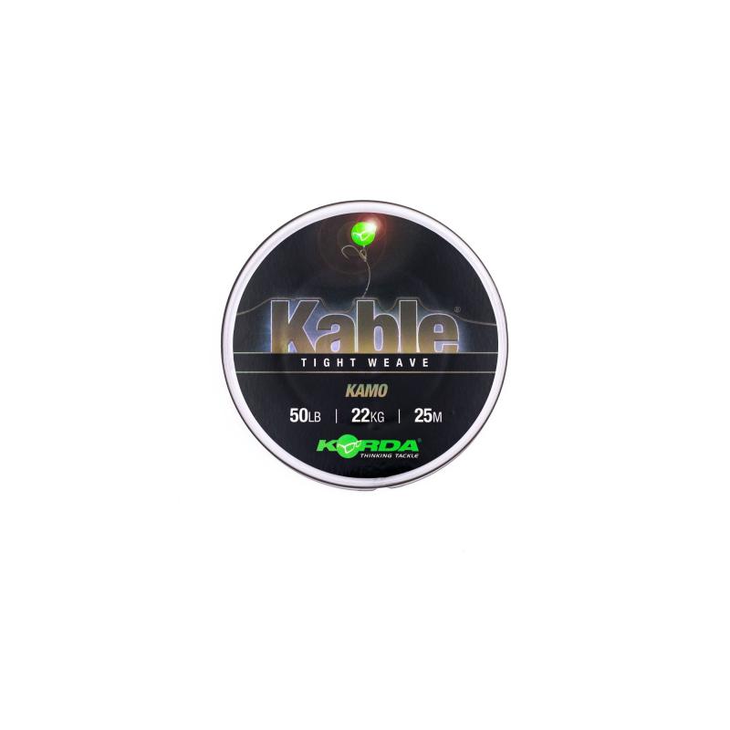 Korda Kabel Tight Weave 25 m Weed Kamo