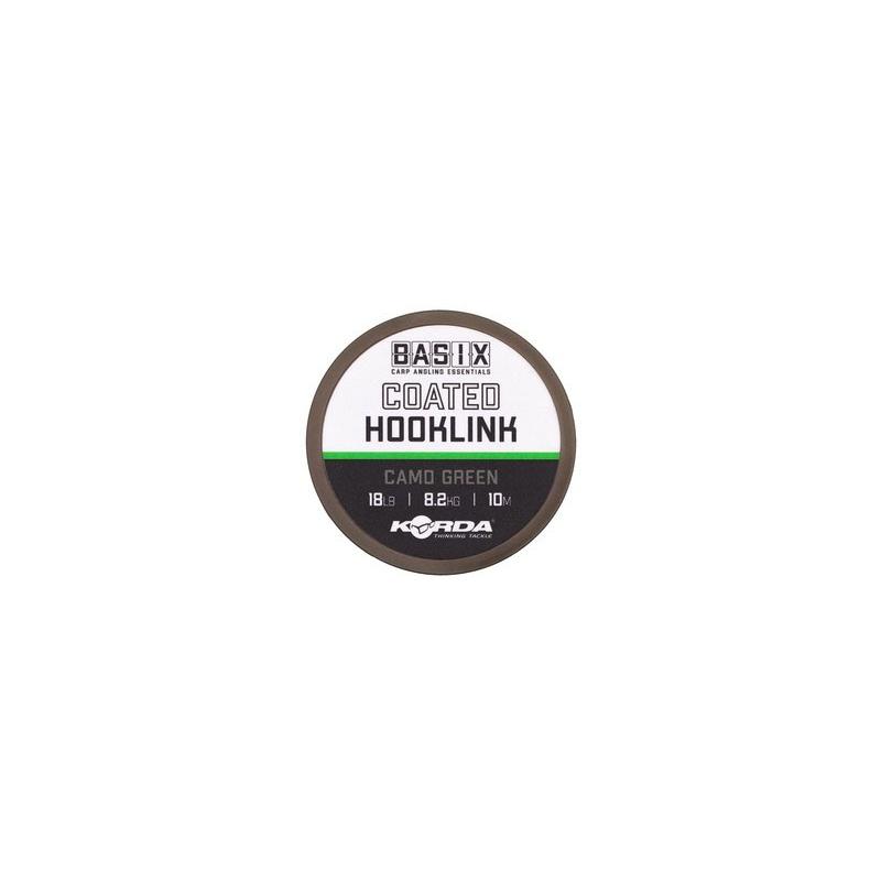 Korda Basix Coated Hooklink 18 lb 10 m