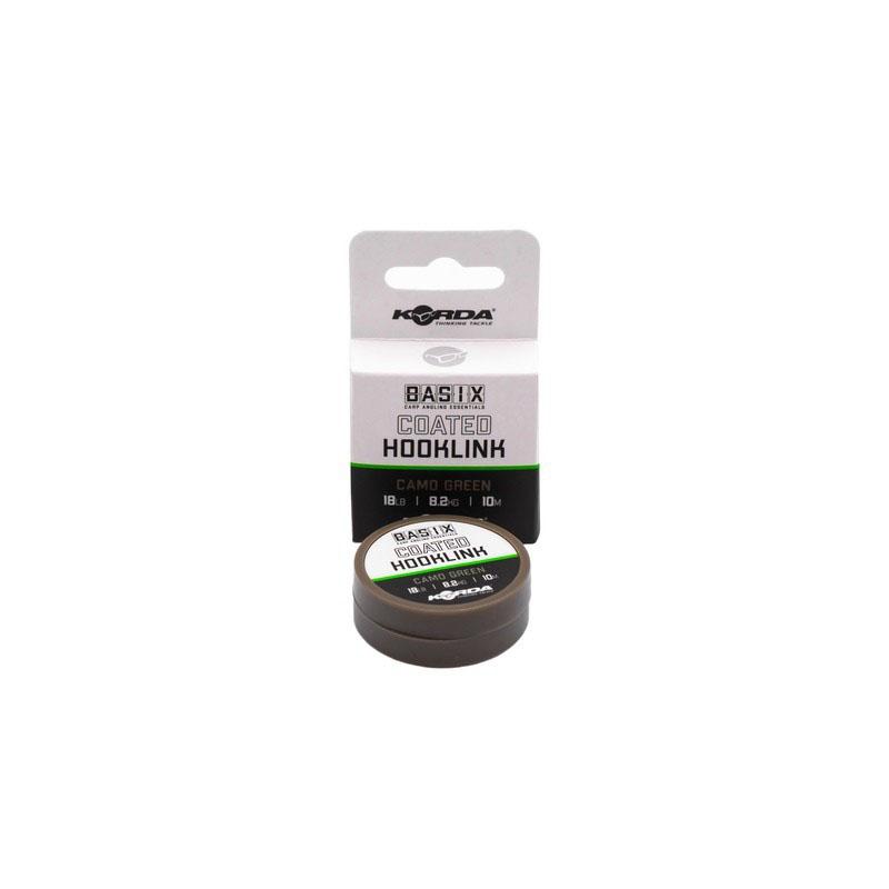 Korda Basix Coated Hooklink 18 lb 10 m