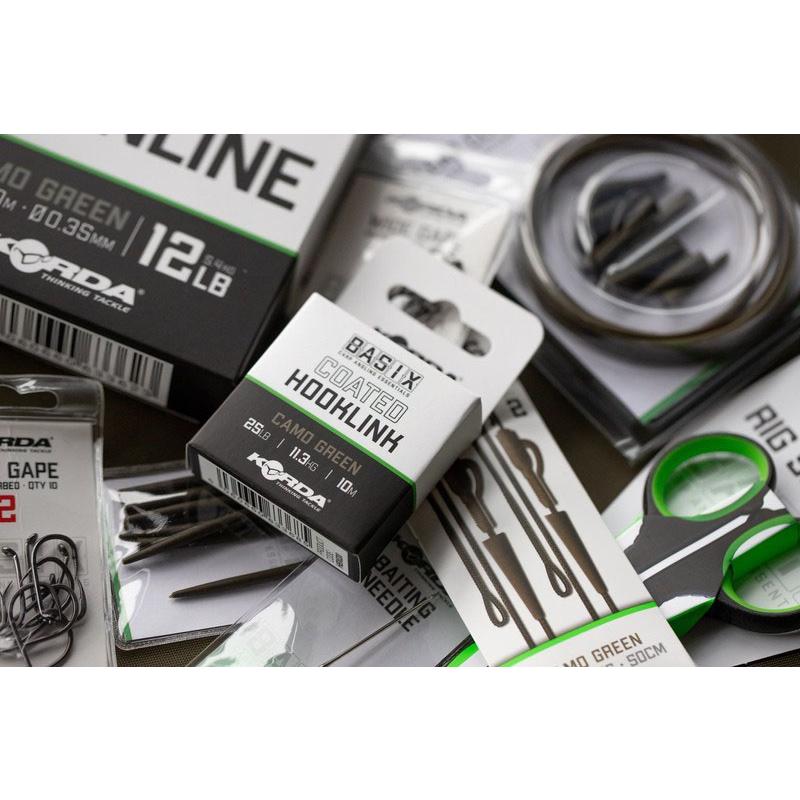 Korda Basix Coated Hooklink 18 lb 10 m