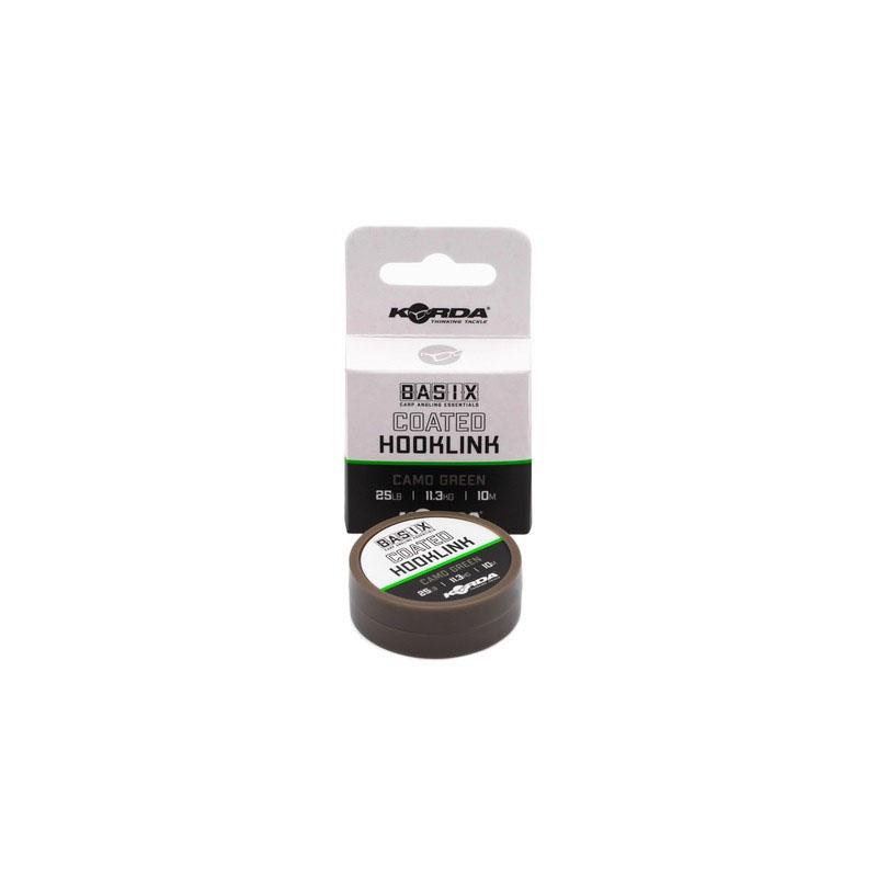 Korda Basix Coated Hooklink 25 lb 10 m