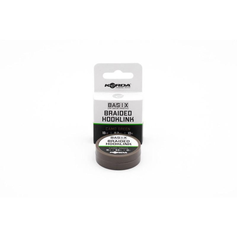 Korda Basix Braided Hooklink 18 lb 10 m