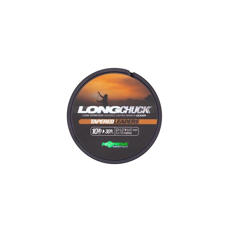 Korda LongChuck Tapered Leaders 15-30lb/0.33-0.47mm