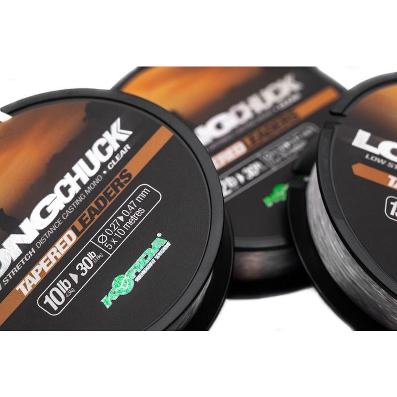 Korda LongChuck Tapered Leaders 15-30lb/0.33-0.47mm