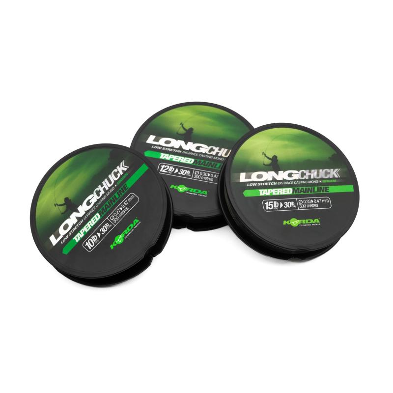 Produktbild Korda LongChuck Tapered Mainline Green 12-30lb/0.30-0.47mm