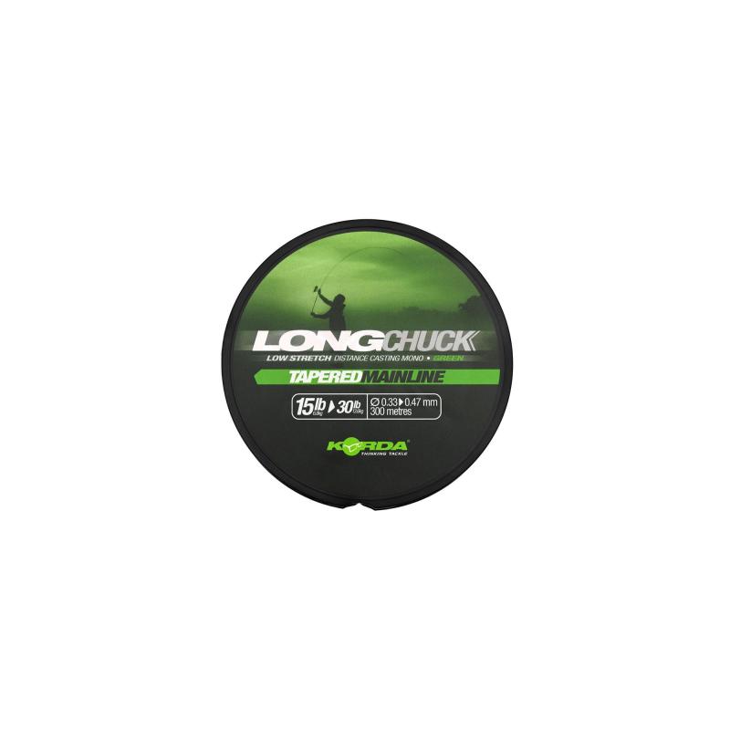 Korda LongChuck Tapered Mainline Green 12-30lb/0.30-0.47mm