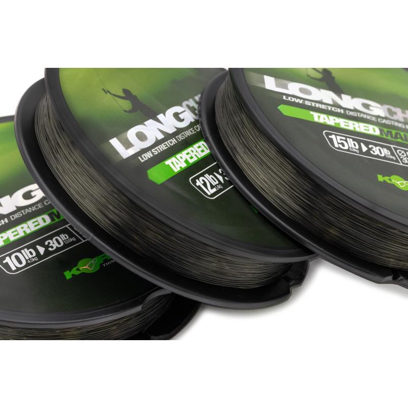 Korda LongChuck Tapered Mainline Green 15-30lb/0.33-0.47mm
