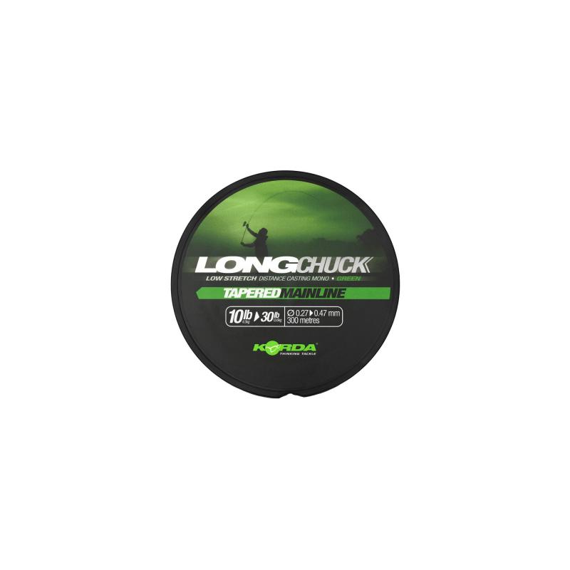Korda LongChuck Tapered Mainline Green 15-30lb/0.33-0.47mm