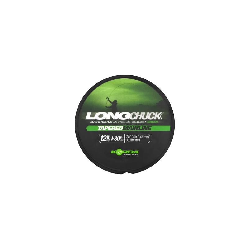Korda LongChuck Tapered Mainline Green 15-30lb/0.33-0.47mm
