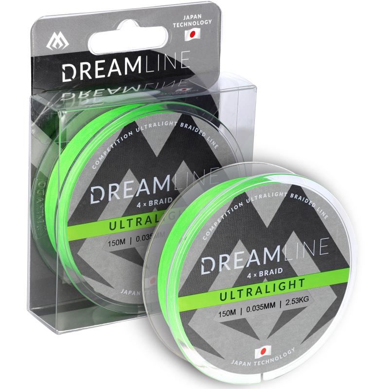 Mikado Dreamline Ultralight - 0.035mm/2.53Kg/150M - Fluo Gr&uuml;n