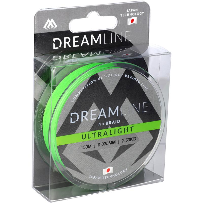 Mikado Dreamline Ultralight - 0.035mm/2.53Kg/150M - Fluo Gr&uuml;n