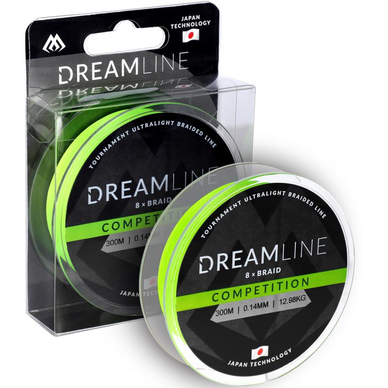 Mikado Dreamline Competition - 0.16mm/15.54Kg/300M - Fluo Gr&uuml;n