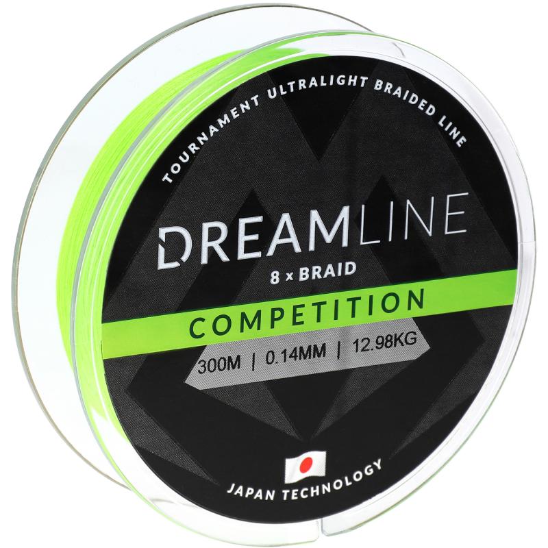Mikado Dreamline Competition - 0.16mm/15.54Kg/300M - Fluo Gr&uuml;n