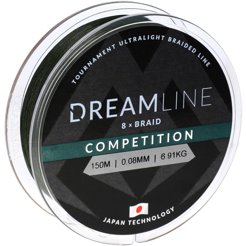 Mikado Dreamline Competition - 0.10mm/8.73Kg/150M - Gr&uuml;n