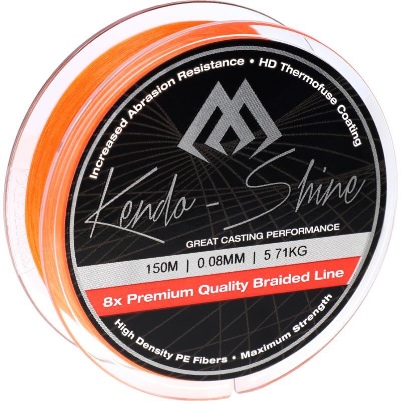 Mikado Kendo Shine - 0.23mm/21.75Kg/150M - Fluo Orange
