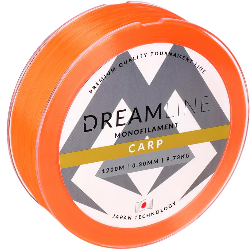 Mikado Dreamline Carp - 0.30mm/9.73Kg/1200M - Fluo Orange