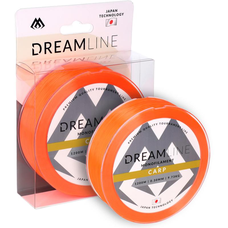 Produktbild Mikado Dreamline Carp - 0.35mm/12.04Kg/1200M - Fluo Orange