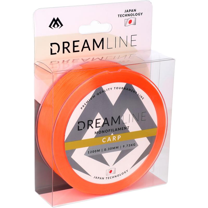 Mikado Dreamline Carp - 0.38mm/14.30Kg/1200M - Fluo Orange
