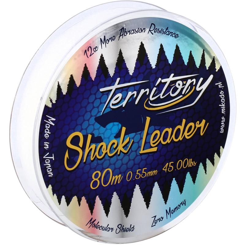Mikado Territory Shock Leader 45Lbs/0.55mm/80M - Gr&uuml;n