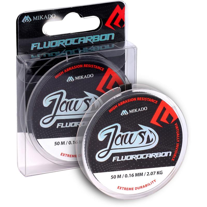 Mikado Fluorocarbon Jaws 0.16mm/2.07Kg/50M