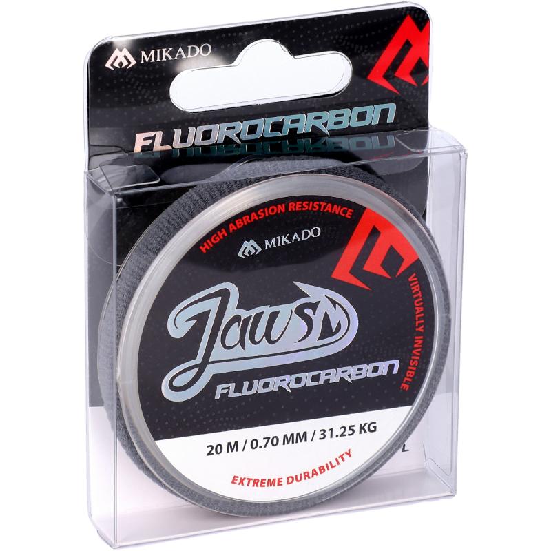 Mikado Fluorocarbon Jaws 0.70mm/31.25Kg/20M