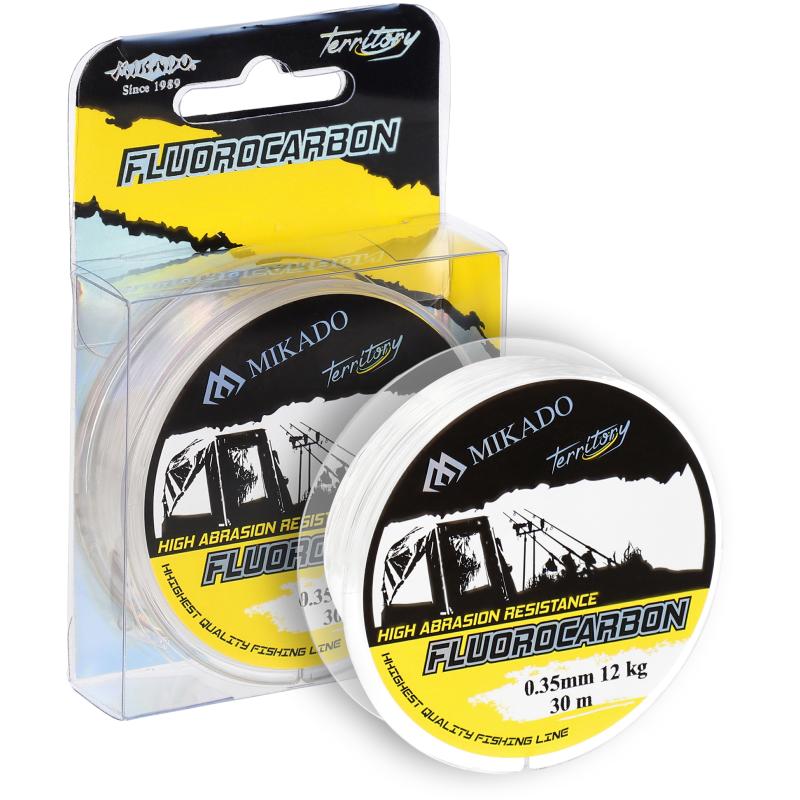Mikado Fluorocarbon Carp Territory - 0.35mm/5.44Kg/30M