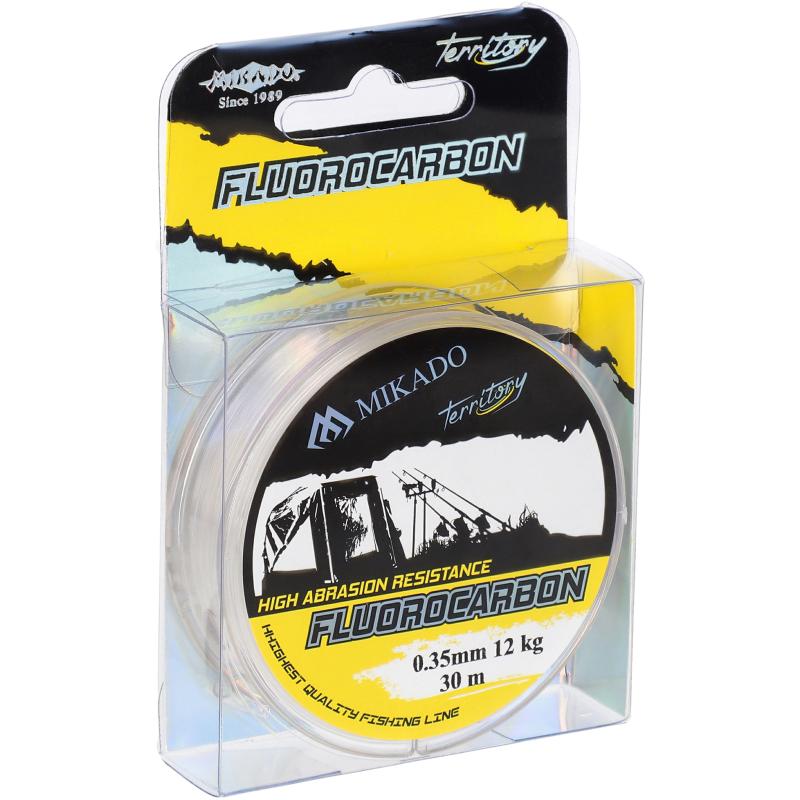 Mikado Fluorocarbon Carp Territory - 0.35mm/5.44Kg/30M