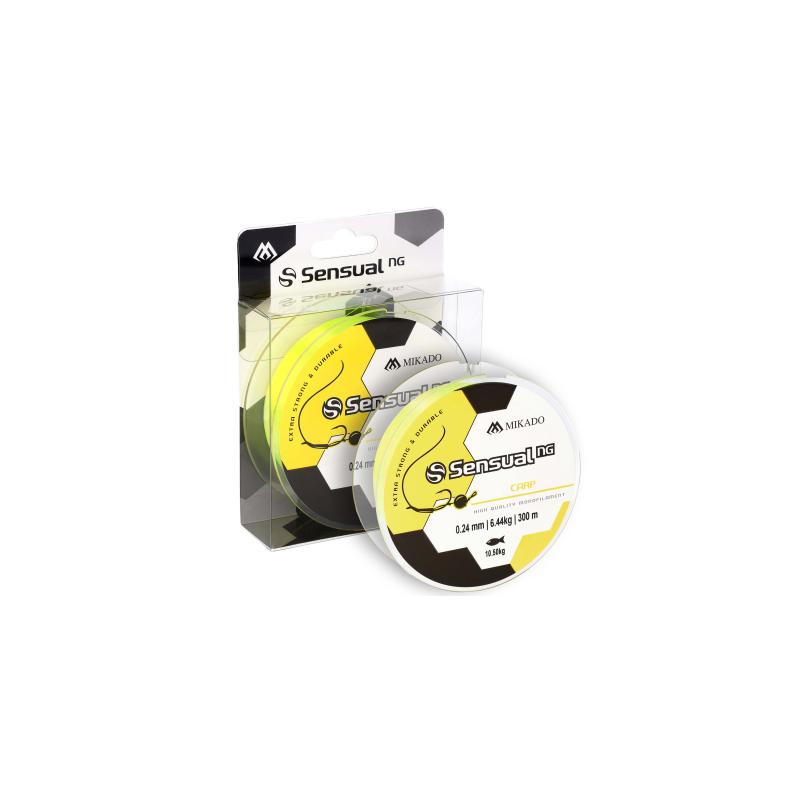 Produktbild Mikado Sensual N.G. Carp 0.28mm/7,8Kg/300M - Gelb