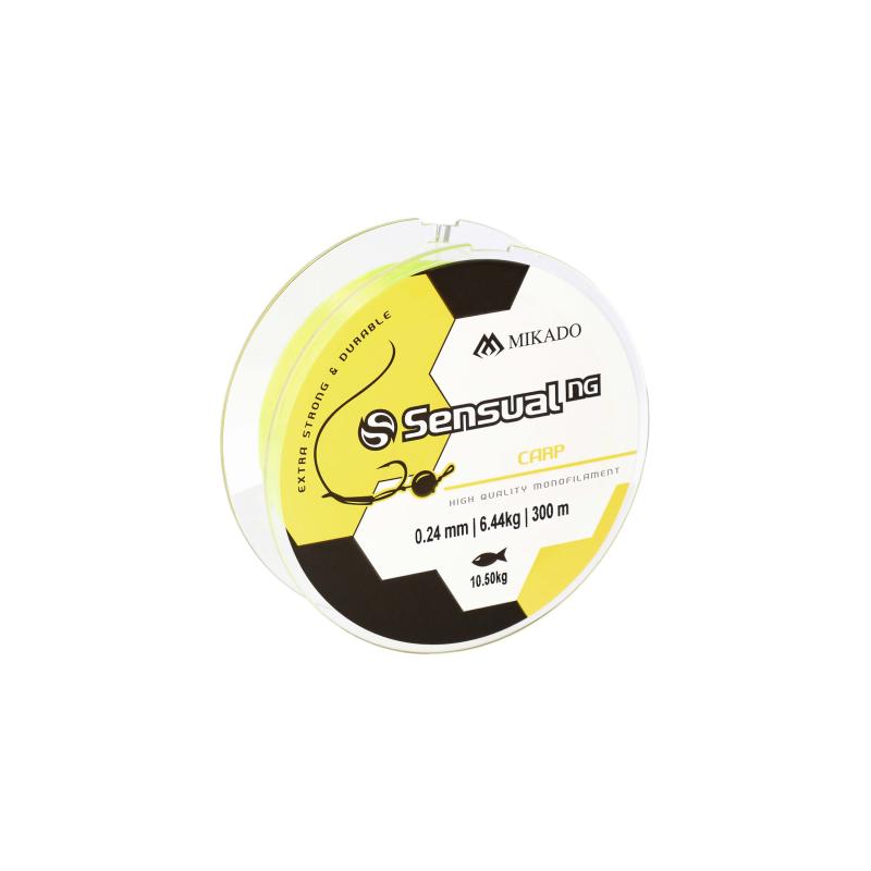 Mikado Sensual N.G. Carp 0.45mm/17,3Kg/300M - Gelb