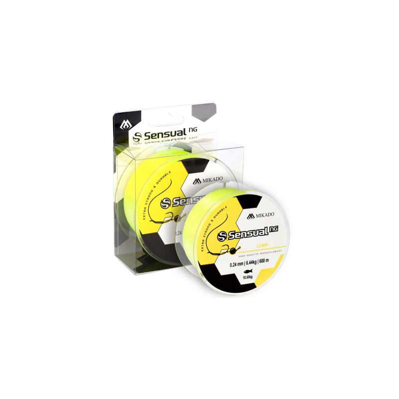 Produktbild Mikado Sensual N.G. Carp 0.38mm/13,2Kg/600M - Gelb