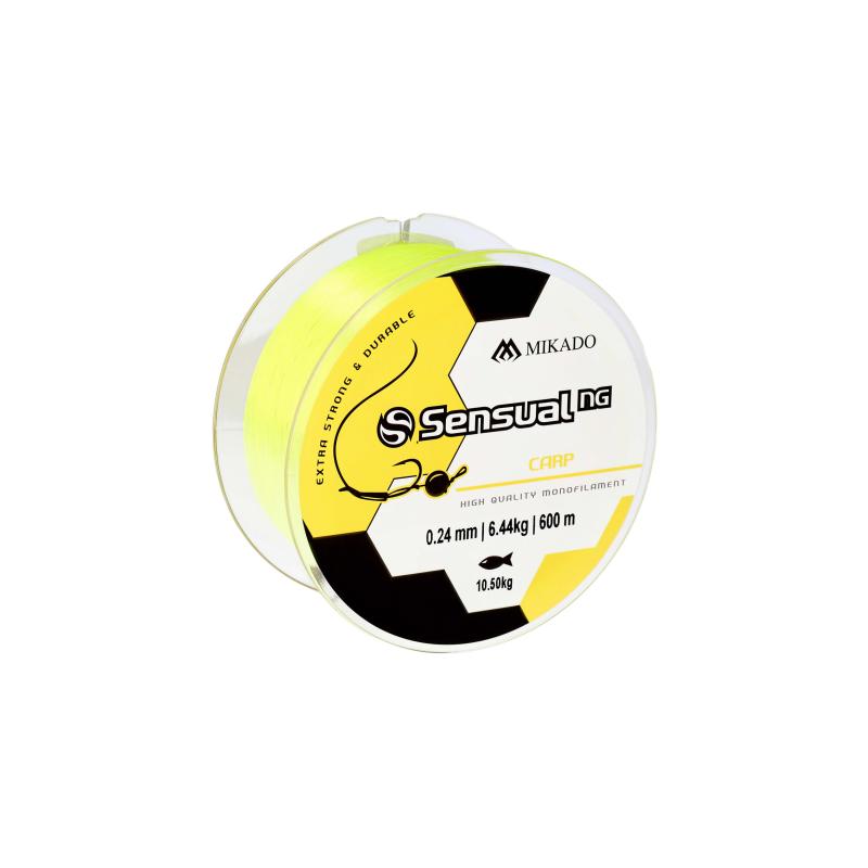 Mikado Sensual N.G. Carp 0.38mm/13,2Kg/600M - Gelb