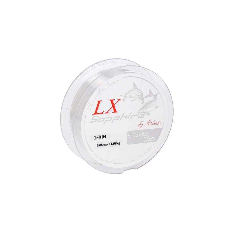 Mikado Lx Sapphire Classic Clear - 0.08mm/1.08Kg/150M