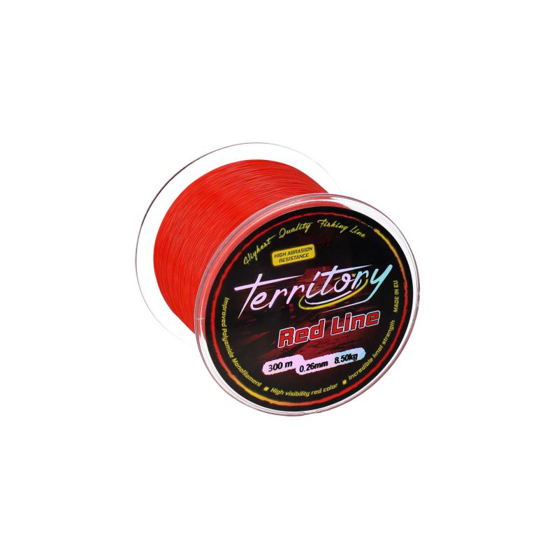 Mikado Territory Red - 0.26mm/8.50Kg/300M