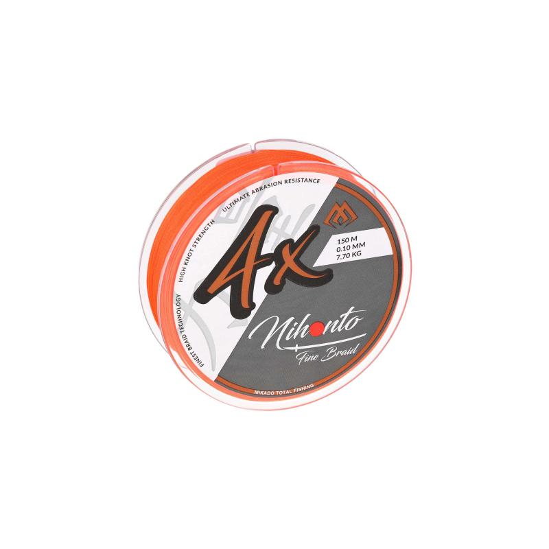 Mikado  Nihonto Fine Braid - 0.45mm/37.4Kg/150M Fluo Orange
