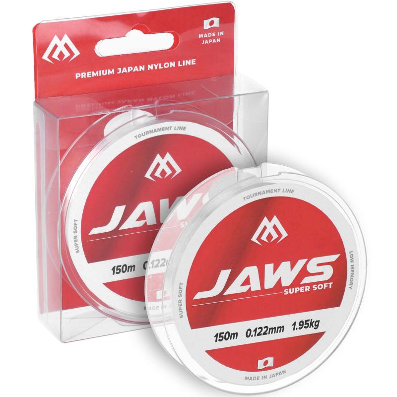 Produktbild Mikado Schnur - Jaws Super Soft 0.154mm/3.43Kg/150M Transparent
