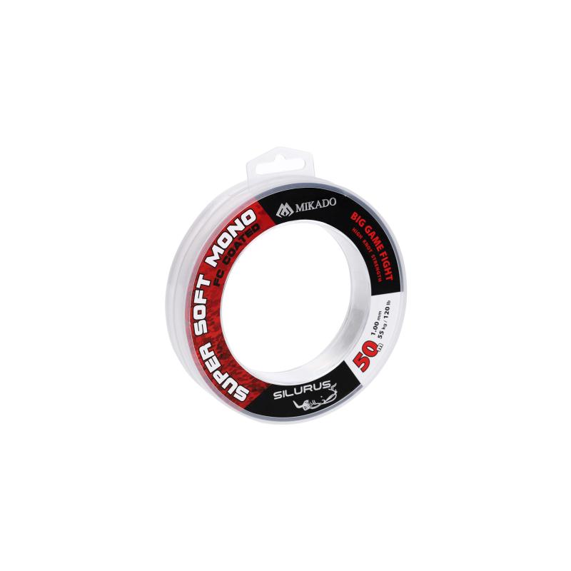 Mikado Leader Material - Super Soft Mono Fc Coated 1.00mm/50M/55Kg