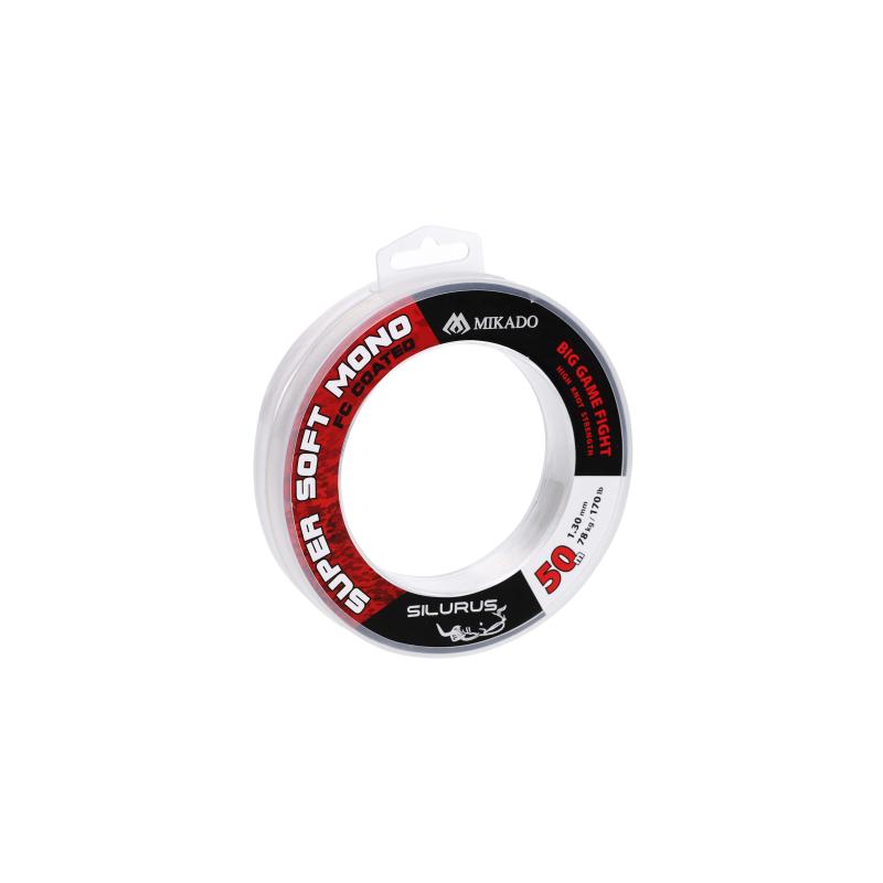 Mikado Leader Material - Super Soft Mono Fc Coated 1.30mm/50M/78Kg