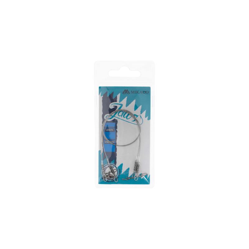 Mikado Stahl-Leader - Jaws 20cm/15Kg - 2 Stck.