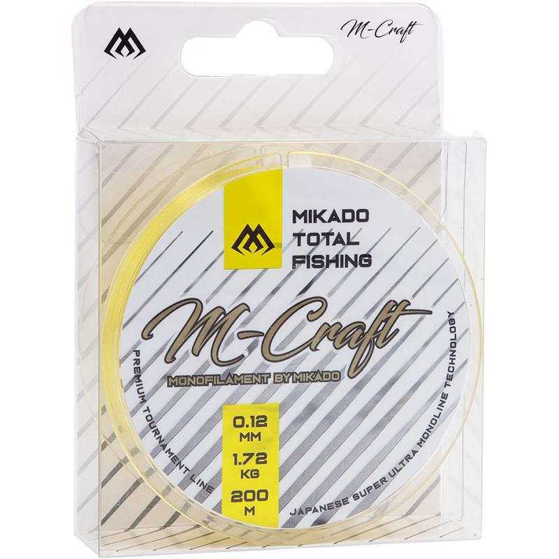 Mikado Schnur M-Craft 0.14mm/2.15Kg/200M Fluo Yellow